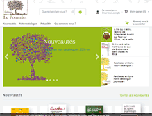 Tablet Screenshot of editions-lepommier.fr